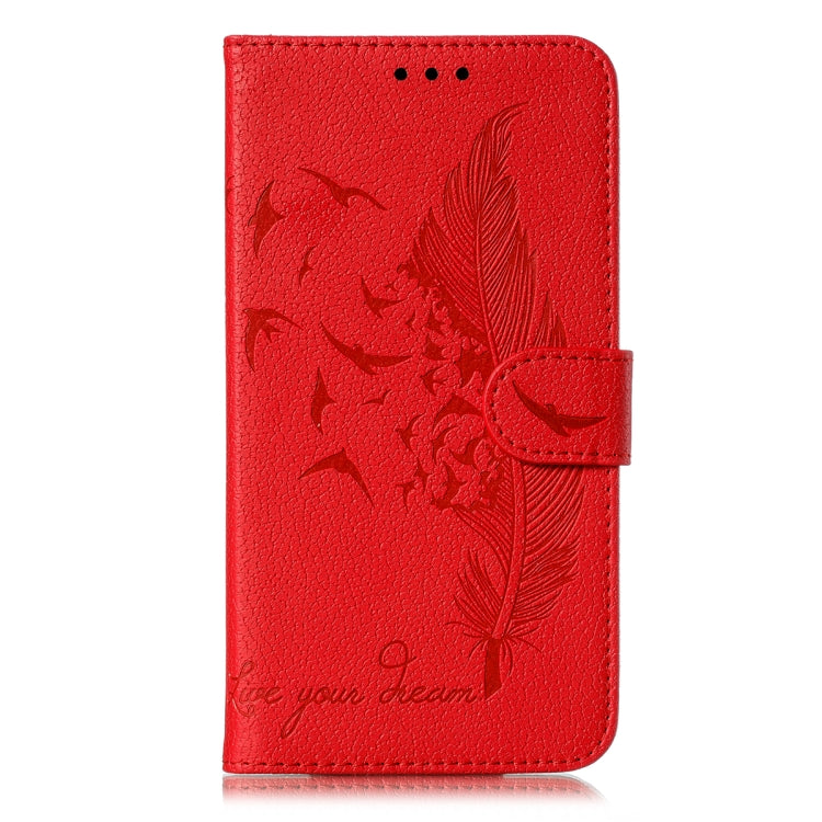 Feather Pattern Litchi Texture Leather Phone Case with Holder & Card Slots & Wallet, For Samsung Galaxy S22 5G, For Samsung Galaxy S22 Ultra 5G, For Samsung Galaxy S22+ 5G, For Xiaomi Redmi Note 11, For Xiaomi Redmi Note 11 Pro