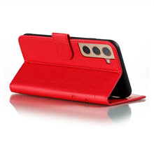 Load image into Gallery viewer, Feather Pattern Litchi Texture Leather Phone Case with Holder &amp; Card Slots &amp; Wallet, For Samsung Galaxy S22 5G, For Samsung Galaxy S22 Ultra 5G, For Samsung Galaxy S22+ 5G, For Xiaomi Redmi Note 11, For Xiaomi Redmi Note 11 Pro