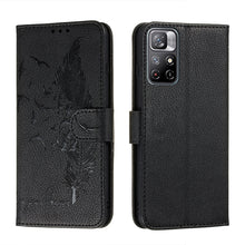 Load image into Gallery viewer, Feather Pattern Litchi Texture Leather Phone Case with Holder &amp; Card Slots &amp; Wallet, For Samsung Galaxy S22 5G, For Samsung Galaxy S22 Ultra 5G, For Samsung Galaxy S22+ 5G, For Xiaomi Redmi Note 11, For Xiaomi Redmi Note 11 Pro
