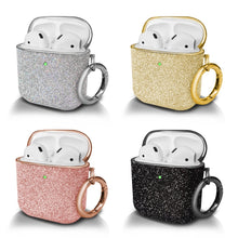 Load image into Gallery viewer, Electroplating Glitter Powder Wireless Earphone Protective Case, For AirPods 1 / 2