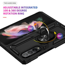 Load image into Gallery viewer, Shockproof TPU + PC Phone Case with Rotating Holder, For Samsung Galaxy Z Fold3 5G