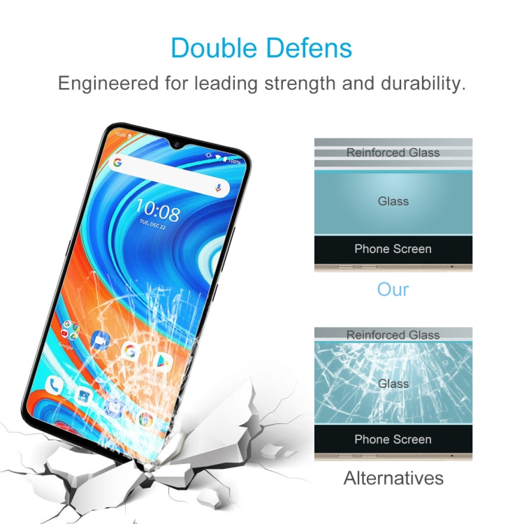 10 PCS 0.26mm 9H 2.5D Tempered Glass Film, For Umidigi A9 (10 PCS), For Umidigi A11 Pro Max (10 PCS)