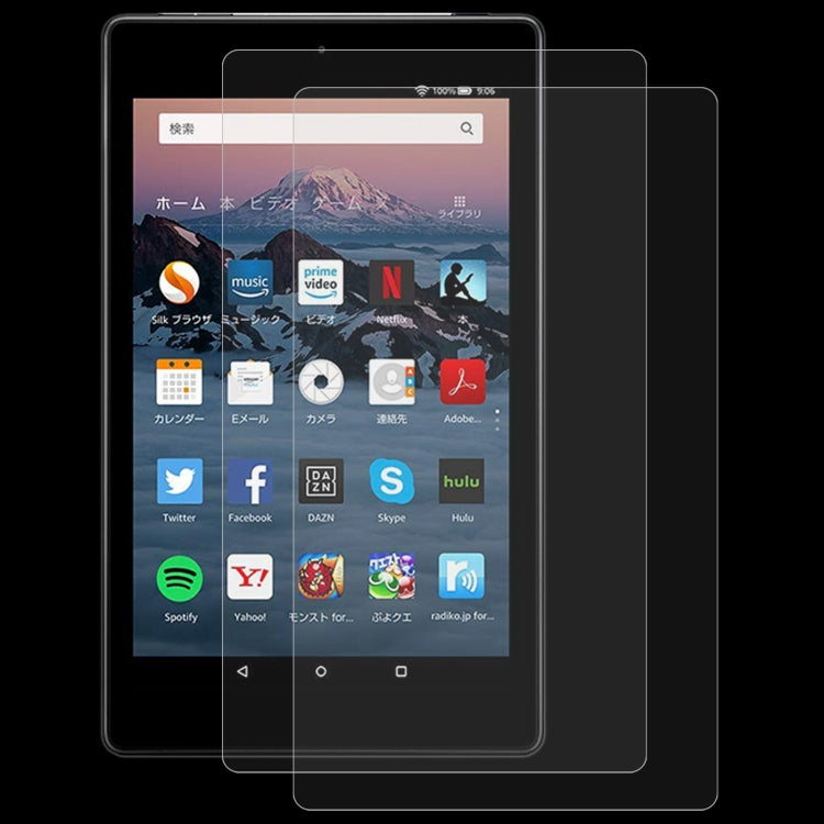 2 PCS 9H 2.5D Explosion-proof Tempered Tablet Glass Film, For Amazon Kindle Fire HD 8 2020  / 2022(2 PCS), For Amazon Kindle Fire HD 10 2019 (2 PCS), For Xiaomi Mi Pad 3 (2 PCS), For Amazon Kindle Fire 7 2019 (2 PCS), For Xiaomi Mi Pad 4 (2 PCS)       ...