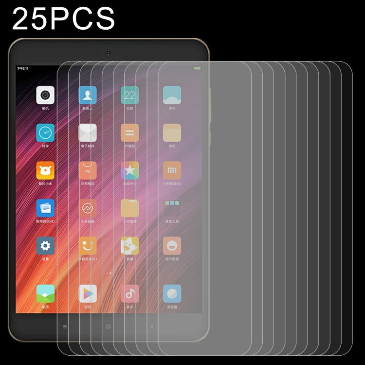 25 PCS 9H 2.5D Explosion-proof Tempered Tablet Glass Film, For Amazon Kindle Fire HD 8 2020 / 2022 (25 PCS), For Xiaomi Mi Pad 3 (25 PCS), For Amazon Kindle Fire HD 10 2019 (25 PCS), For Amazon Kindle Fire 7 2019 (25 PCS), For Amazon Kindle 2019 (25 PC...