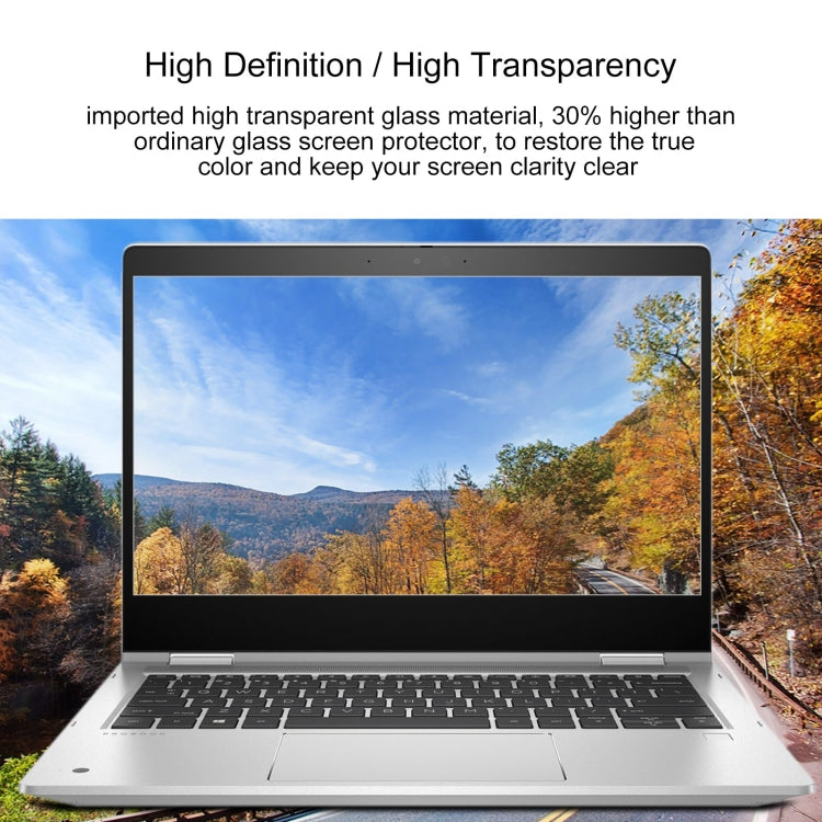 Laptop Screen HD Tempered Glass Protective Film, For HP Elite Dragonfly 13.3 inch, For HP ENVY 13 13.3 inch, For HP ENVY 13 Wood 13.3 inch, For HP ENVY X360 13 13.3 inch, For HP ProBook x360 435 G7 13.3 inch, For HP ProBook430 G7 13.3 inch             ...
