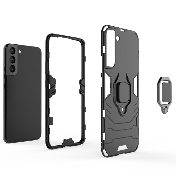 PC + TPU Shockproof Protective Phone Case with Magnetic Ring Holder, For Xiaomi Redmi Note 11 Pro /Note 11 Pro+, For Samsung Galaxy S22 5G, For Samsung Galaxy S22+ 5G, For Samaung Galaxy S22 Ultra 5G
