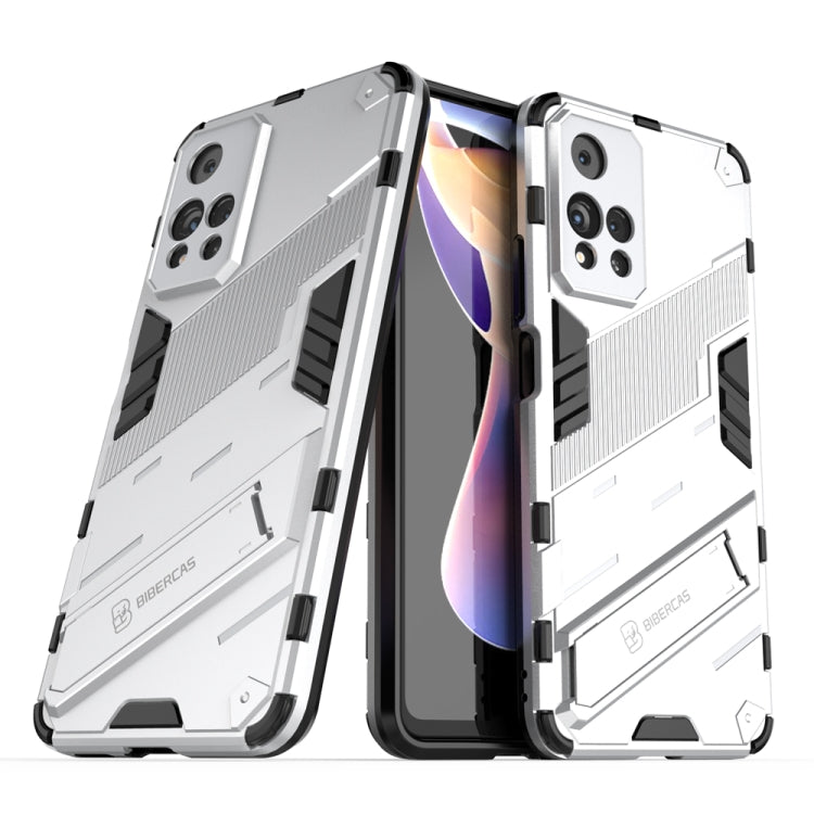 Punk Armor 2 in 1 PC + TPU Shockproof Phone Case with Invisible Holder, For Xiaomi Redmi Note 11 China, For Xiaomi Redmi Note 11 Pro / Note 11 Pro+