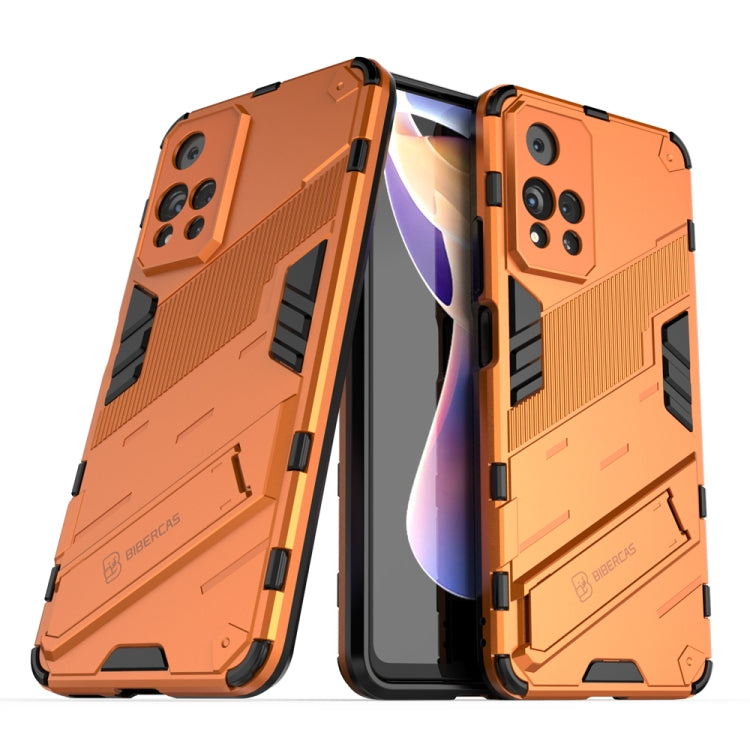 Punk Armor 2 in 1 PC + TPU Shockproof Phone Case with Invisible Holder, For Xiaomi Redmi Note 11 China, For Xiaomi Redmi Note 11 Pro / Note 11 Pro+