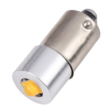 Load image into Gallery viewer, BA9S 3W 1 LED 3535 SMD 150-200 LM LED Flashlight, 6-28V, BA9S White Light, BA9S