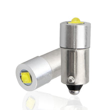 Load image into Gallery viewer, BA9S 3W 1 LED 3535 SMD 150-200 LM LED Flashlight, 6-28V, BA9S White Light, BA9S
