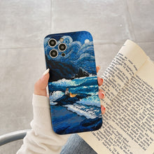 Load image into Gallery viewer, Oil Painting IMD Straight TPU Protective Phone Case, For iPhone 13 Pro Max, For iPhone 13 Pro, For iPhone 13