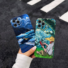 Load image into Gallery viewer, Oil Painting IMD Straight TPU Protective Phone Case, For iPhone 13 Pro Max, For iPhone 13 Pro, For iPhone 13