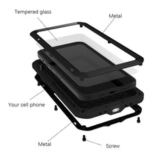 Load image into Gallery viewer, LOVE MEI Metal Shockproof Waterproof Dustproof Protective Phone Case, For iPhone 13 mini, For iPhone 13, For iPhone 13 Pro, For iPhone 13 Pro Max