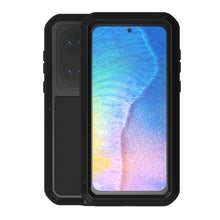 Load image into Gallery viewer, LOVE MEI Metal Shockproof Waterproof Dustproof Protective Phone Case with Glass, For Huawei P50, For Samsung Galaxy S21 FE