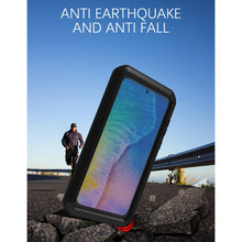 Load image into Gallery viewer, LOVE MEI Metal Shockproof Waterproof Dustproof Protective Phone Case with Glass, For Huawei P50, For Samsung Galaxy S21 FE