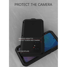Load image into Gallery viewer, LOVE MEI Metal Shockproof Waterproof Dustproof Protective Phone Case with Glass, For Huawei P50, For Samsung Galaxy S21 FE