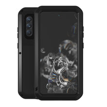 Load image into Gallery viewer, LOVE MEI Metal Shockproof Waterproof Dustproof Protective Phone Case with Glass, For Huawei P50, For Samsung Galaxy S21 FE