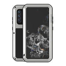 Load image into Gallery viewer, LOVE MEI Metal Shockproof Waterproof Dustproof Protective Phone Case with Glass, For Huawei P50, For Samsung Galaxy S21 FE