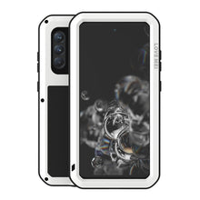 Load image into Gallery viewer, LOVE MEI Metal Shockproof Waterproof Dustproof Protective Phone Case with Glass, For Huawei P50, For Samsung Galaxy S21 FE
