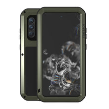 Load image into Gallery viewer, LOVE MEI Metal Shockproof Waterproof Dustproof Protective Phone Case with Glass, For Huawei P50, For Samsung Galaxy S21 FE