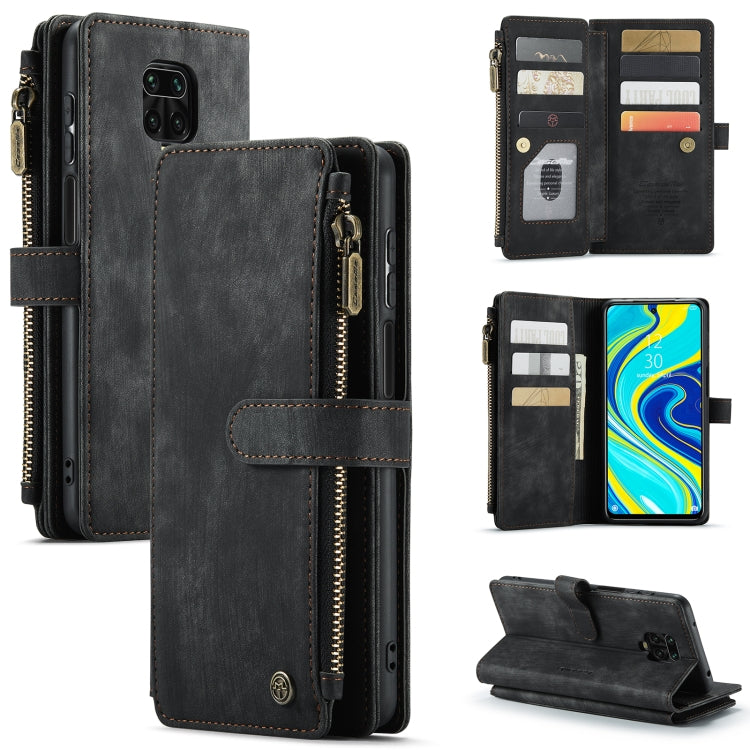 CaseMe-C30 Multifunctional Horizontal Flip PU + TPU Phone Case, For Xiaomi Redmi Note 9 Pro Max / Redmi Note 9 Pro / Redmi Note 9s, For Xiaomi Redmi Note 10 4G / Redmi Note 10S, For Xiaomi Redmi Note 10 Pro 4G / Redmi Note 10 Pro Max