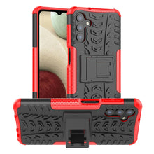 Load image into Gallery viewer, Tire Texture Shockproof TPU+PC Phone Case with Holder, For Samsung Galaxy A13 5G, For Samsung Galaxy S22 5G, For Samsung Galaxy S22+ 5G