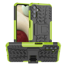 Load image into Gallery viewer, Tire Texture Shockproof TPU+PC Phone Case with Holder, For Samsung Galaxy A13 5G, For Samsung Galaxy S22 5G, For Samsung Galaxy S22+ 5G