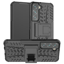 Load image into Gallery viewer, Tire Texture Shockproof TPU+PC Phone Case with Holder, For Samsung Galaxy A13 5G, For Samsung Galaxy S22 5G, For Samsung Galaxy S22+ 5G