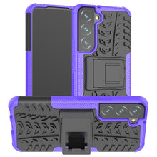 Load image into Gallery viewer, Tire Texture Shockproof TPU+PC Phone Case with Holder, For Samsung Galaxy A13 5G, For Samsung Galaxy S22 5G, For Samsung Galaxy S22+ 5G