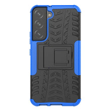 Load image into Gallery viewer, Tire Texture Shockproof TPU+PC Phone Case with Holder, For Samsung Galaxy S22 5G