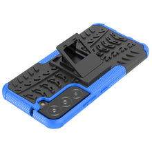 Load image into Gallery viewer, Tire Texture Shockproof TPU+PC Phone Case with Holder, For Samsung Galaxy S22 5G