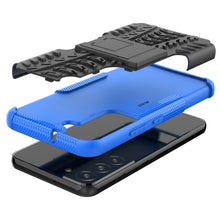 Load image into Gallery viewer, Tire Texture Shockproof TPU+PC Phone Case with Holder, For Samsung Galaxy S22 5G