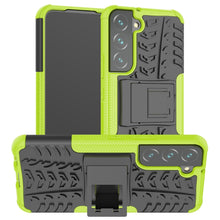 Load image into Gallery viewer, Tire Texture Shockproof TPU+PC Phone Case with Holder, For Samsung Galaxy A13 5G, For Samsung Galaxy S22 5G, For Samsung Galaxy S22+ 5G