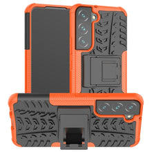 Load image into Gallery viewer, Tire Texture Shockproof TPU+PC Phone Case with Holder, For Samsung Galaxy A13 5G, For Samsung Galaxy S22 5G, For Samsung Galaxy S22+ 5G