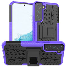 Load image into Gallery viewer, Tire Texture Shockproof TPU+PC Phone Case with Holder, For Samsung Galaxy A13 5G, For Samsung Galaxy S22 5G, For Samsung Galaxy S22+ 5G