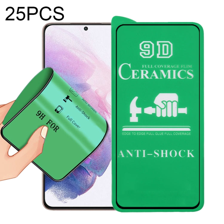 25 PCS 9D Full Screen Glue Ceramic Film, For Xiaomi Redmi Note 11T 5G (25 PCS), For Samsung Galaxy S21 5G (25pcs), For Xiaomi Redmi Note 11 4G International Version 6.43 inch (25 PCS), For Samsung Galaxy S21+ 5G (25pcs)                                 ...