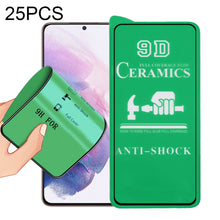 Load image into Gallery viewer, 25 PCS 9D Full Screen Glue Ceramic Film, For Xiaomi Redmi Note 11T 5G (25 PCS), For Samsung Galaxy S21 5G (25pcs), For Xiaomi Redmi Note 11 4G International Version 6.43 inch (25 PCS), For Samsung Galaxy S21+ 5G (25pcs)                                 ...