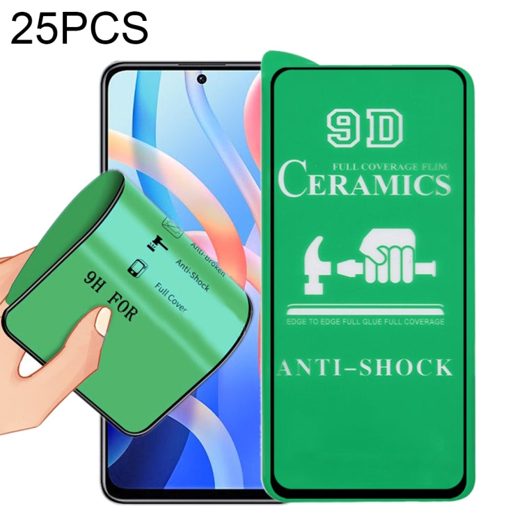25 PCS 9D Full Screen Glue Ceramic Film, For Samsung Galaxy S21 5G (25pcs), For Xiaomi Redmi Note 11T 5G (25 PCS), For Samsung Galaxy S21+ 5G (25pcs), For Xiaomi Redmi Note 11 4G International Version 6.43 inch (25 PCS)                                 ...