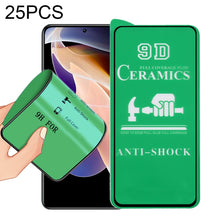Load image into Gallery viewer, 25 PCS 9D Full Screen Glue Ceramic Film, For Xiaomi Redmi Note 11T 5G (25 PCS), For Samsung Galaxy S21 5G (25pcs), For Xiaomi Redmi Note 11 4G International Version 6.43 inch (25 PCS), For Samsung Galaxy S21+ 5G (25pcs)                                 ...