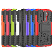 Load image into Gallery viewer, Tire Texture Shockproof TPU+PC Protective Case with Holder, For Xiaomi Redmi Note 8 Pro, For Xiaomi Redmi Note 8