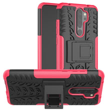 Load image into Gallery viewer, Tire Texture Shockproof TPU+PC Protective Case with Holder, For Xiaomi Redmi Note 8 Pro, For Xiaomi Redmi Note 8