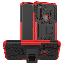 Load image into Gallery viewer, Tire Texture Shockproof TPU+PC Protective Case with Holder, For Xiaomi Redmi Note 8 Pro, For Xiaomi Redmi Note 8