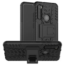 Load image into Gallery viewer, Tire Texture Shockproof TPU+PC Protective Case with Holder, For Xiaomi Redmi Note 8 Pro, For Xiaomi Redmi Note 8