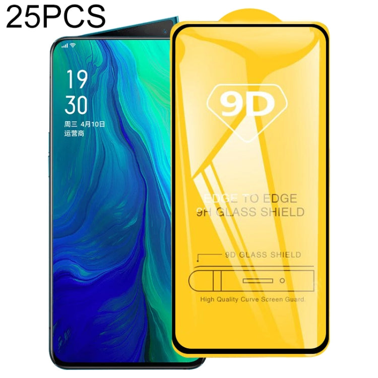 25 PCS 9D Full Glue Screen Tempered Glass Film, For vivo U10 / U3x (25 PCS), For vivo X50 5G (25 PCS), For vivo Y30 (25 PCS), For OPPO Realme X3 SuperZoom (25 PCS), For OPPO Reno 5G(25 PCS), For vivo Y51s (25 PCS), For OPPO Reno A(25 PCS)              ...