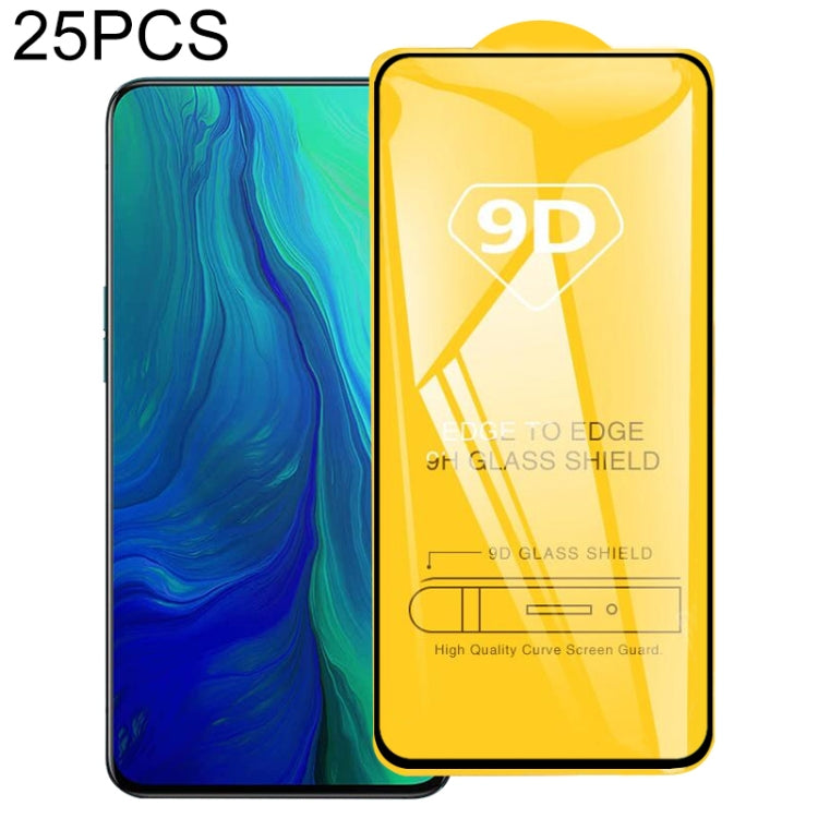 25 PCS 9D Full Glue Screen Tempered Glass Film, For vivo U10 / U3x (25 PCS), For vivo X50 5G (25 PCS), For vivo Y30 (25 PCS), For OPPO Realme X3 SuperZoom (25 PCS), For OPPO Reno 5G(25 PCS), For vivo Y51s (25 PCS), For OPPO Reno A(25 PCS)              ...