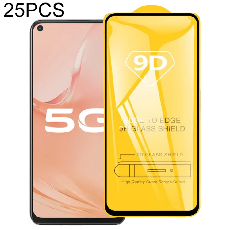 25 PCS 9D Full Glue Screen Tempered Glass Film, For vivo U10 / U3x (25 PCS), For vivo X50 5G (25 PCS), For vivo Y30 (25 PCS), For OPPO Realme X3 SuperZoom (25 PCS), For OPPO Reno 5G(25 PCS), For vivo Y51s (25 PCS), For OPPO Reno A(25 PCS)              ...