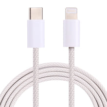 Load image into Gallery viewer, PD USB-C / Type-C to 8 Pin Data Cable, Cable Length: 1m, 12W, 20W