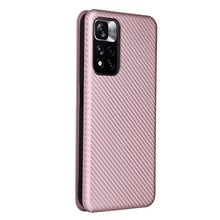 Load image into Gallery viewer, Carbon Fiber Texture Magnetic Horizontal Flip PU Phone Case, For Xiaomi Redmi Note 11 Pro / Note 11 Pro+, For ZTE Blade V30