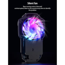 Load image into Gallery viewer, MeMo FL05 Fan Mobile Phone Radiator with Colorful Lights, FL05