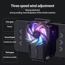 Load image into Gallery viewer, MeMo FL05 Fan Mobile Phone Radiator with Colorful Lights, FL05